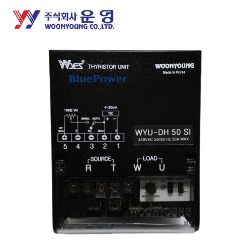 운영 WYU-DH50SI 1P 380/440V 50A 경제형 (TPR) 전력조정기